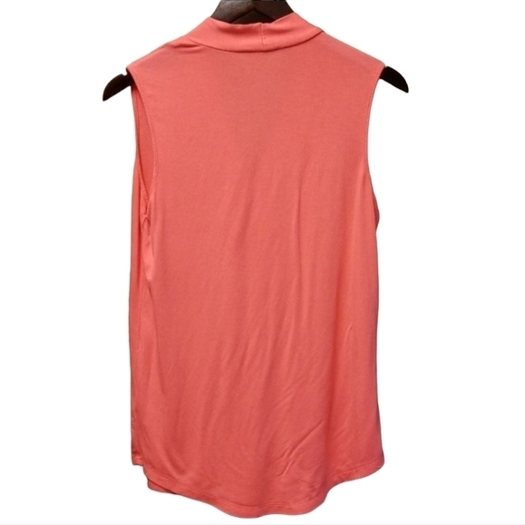 3/$25 GNW Coral Collarlees Tunic Tank - Small - Picture 2 of 5